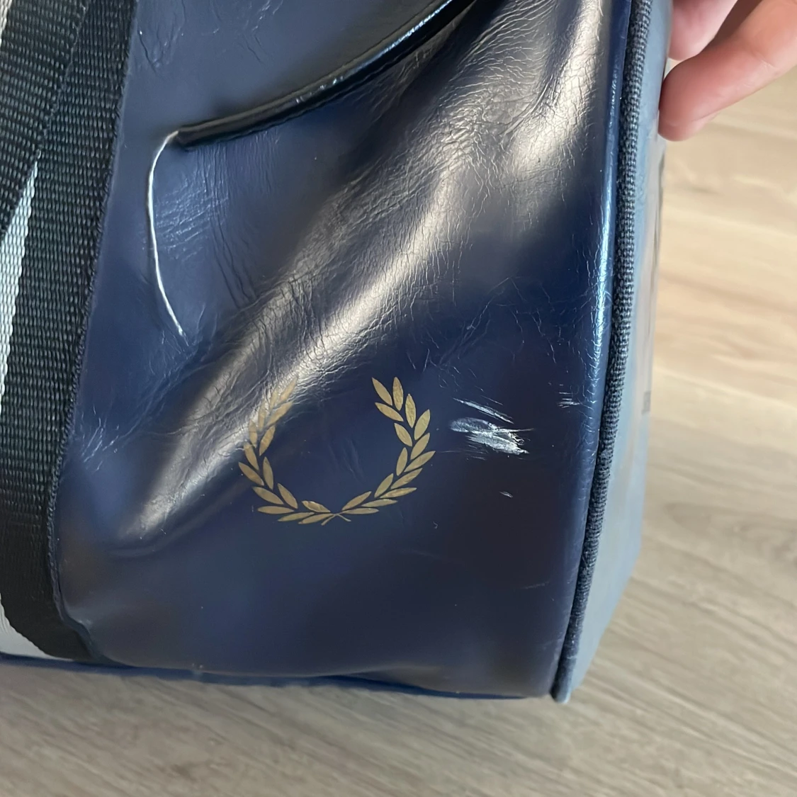 Fred Perry marinblå träningsväska - 2