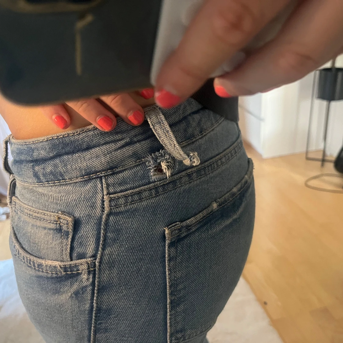 Lågmidjade blå jeans - 3