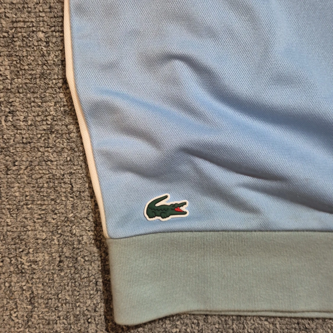 Lacoste Sport sweatshirt i blått och beige - 1