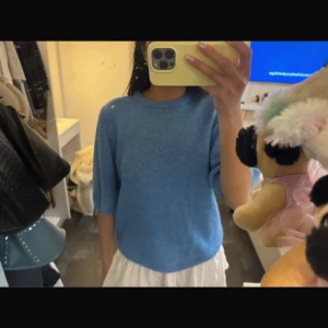 Stickad t shirt - Stickad T-shirt i alpacka blandning