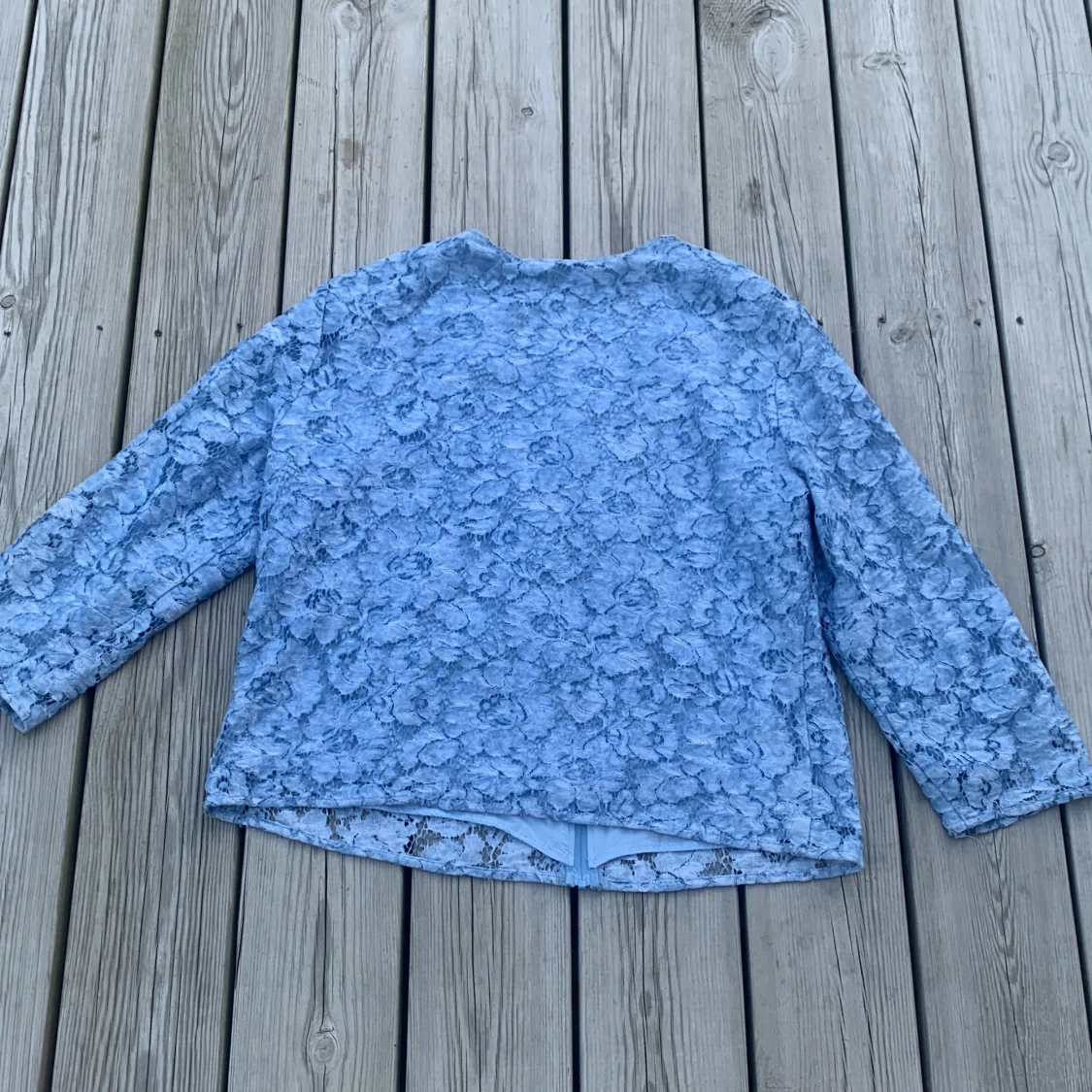 Blommig blå cardigan jacka från Gerry Weber - 3