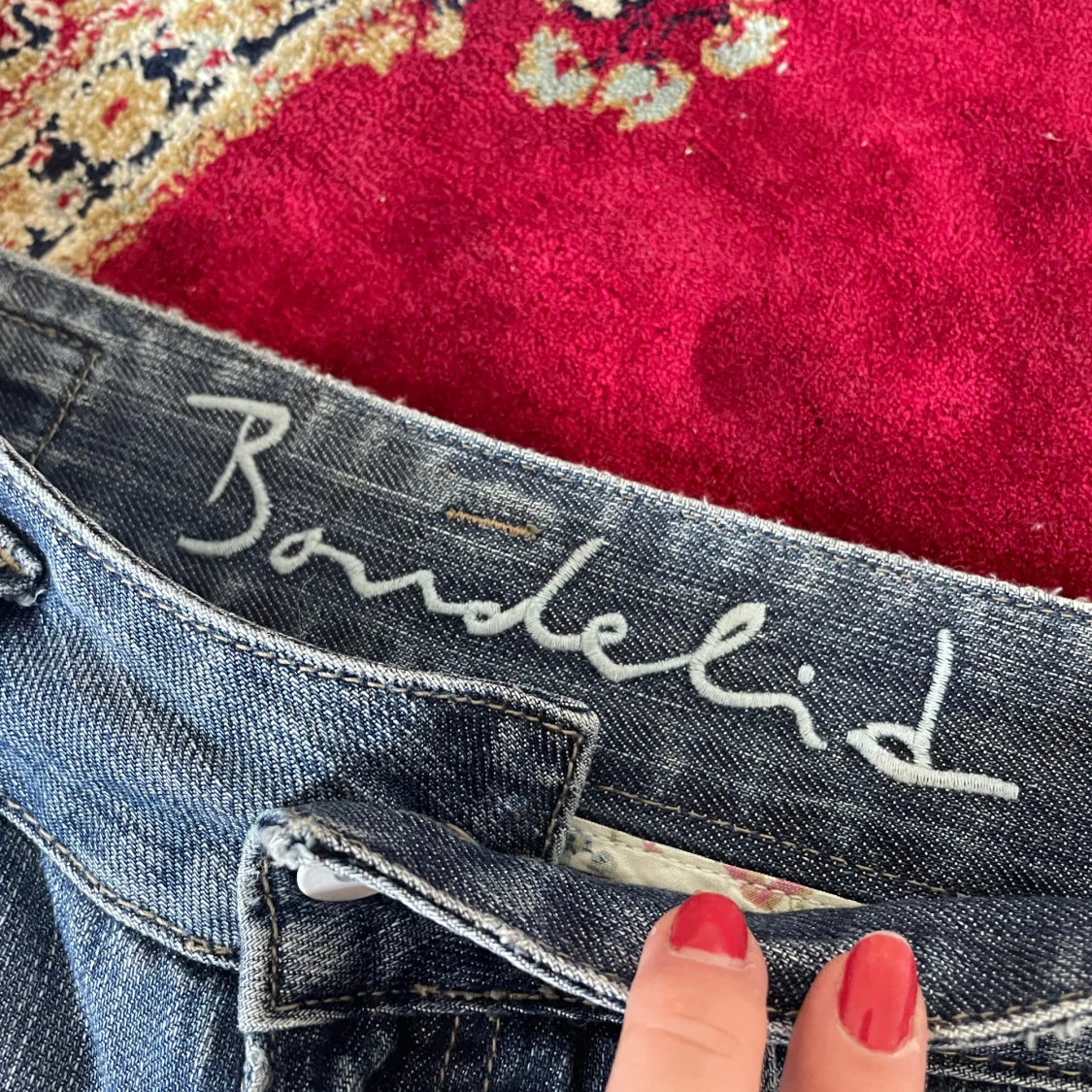 Blå jeansshorts från Bondelid - 2