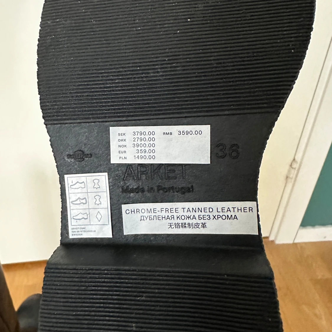 Svarta höga boots från Arket - 3