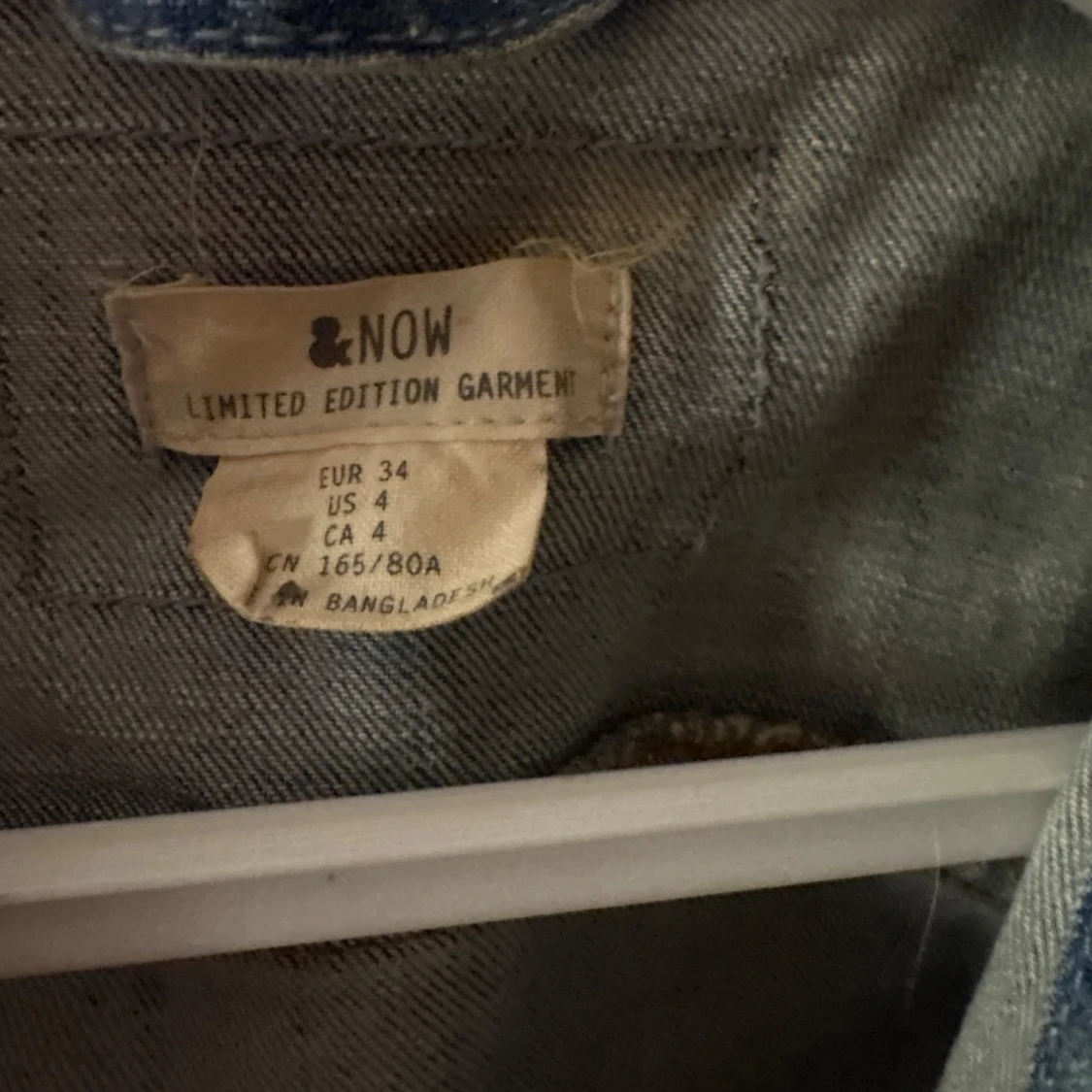 Ljusblå jeansjacka från &NOW, strl 34 - 2