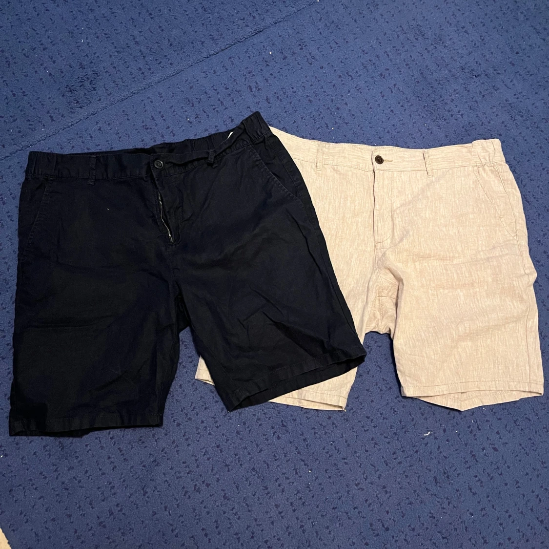 2-pack shorts i linne/bomull, stl L