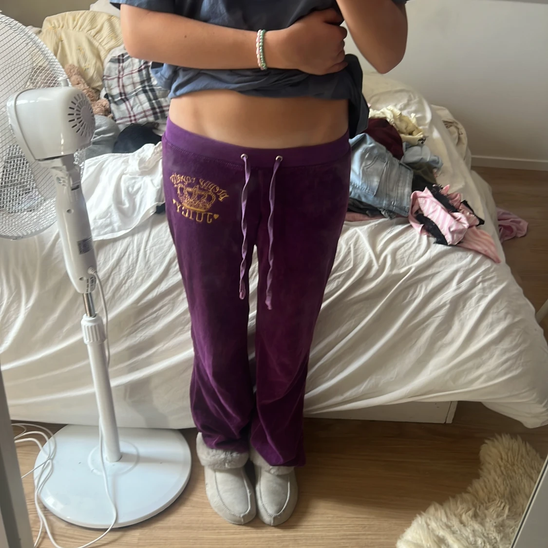 Lila Juicy Couture mjukisbyxor