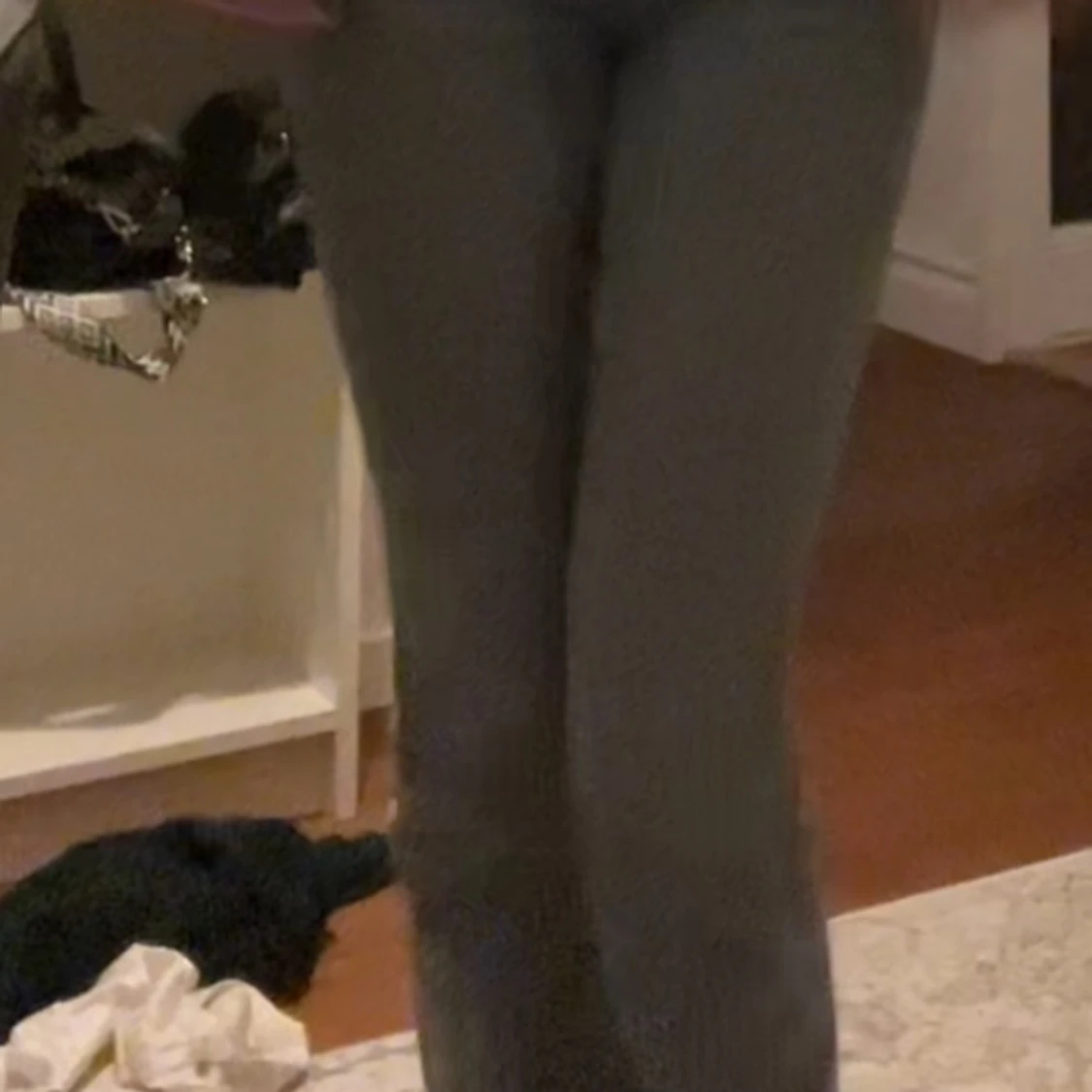 Ljusblå bootcut jeans - 2