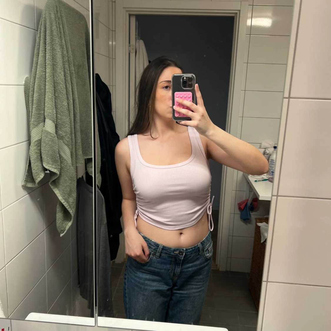 Ljuslila ribbad linnetopp Opposite - 1