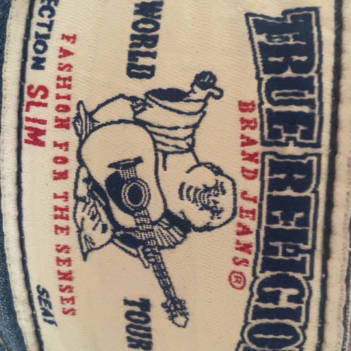 True Religion blå jeans slim fit - 3