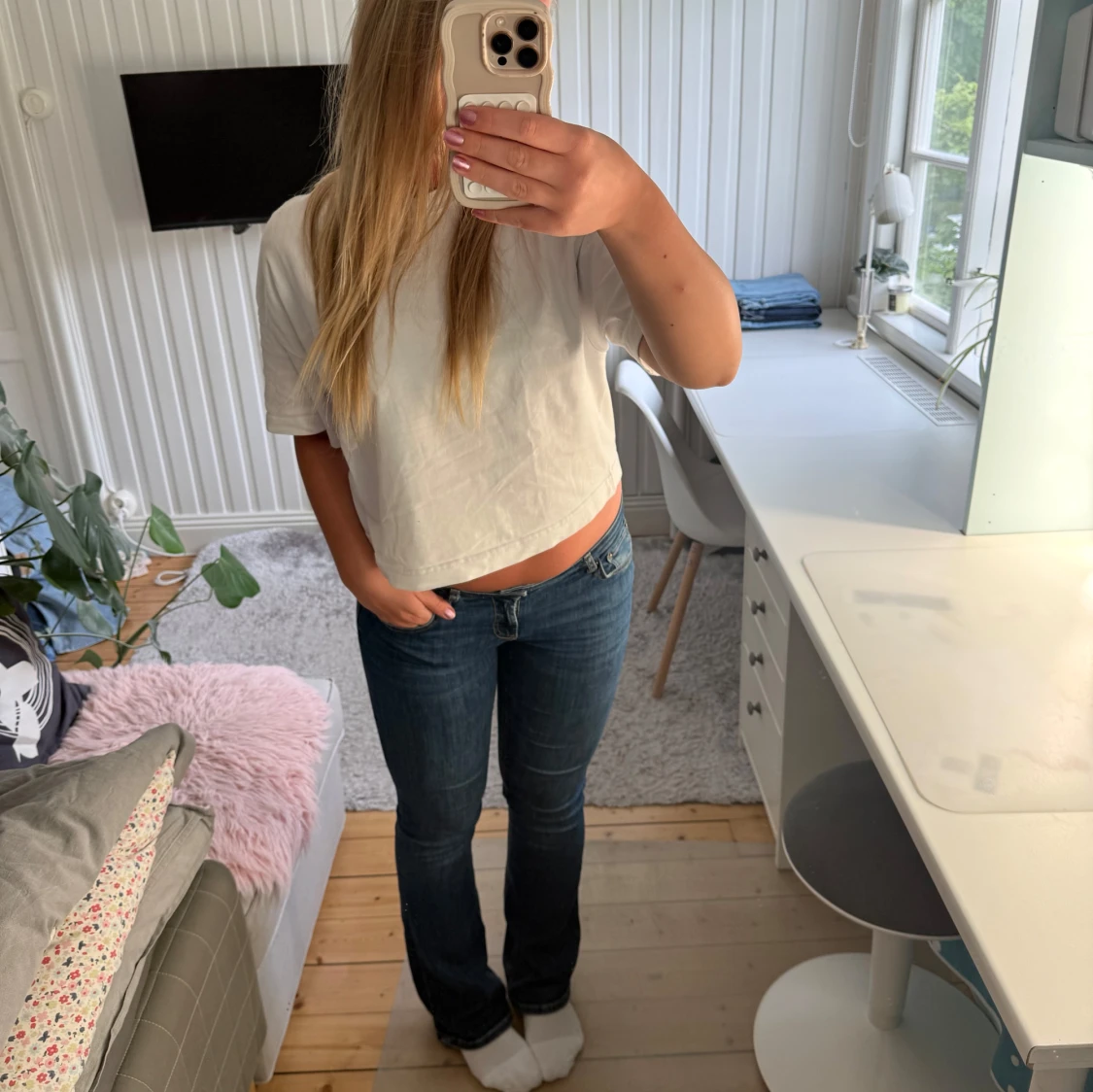 Lågmidjade bootcut