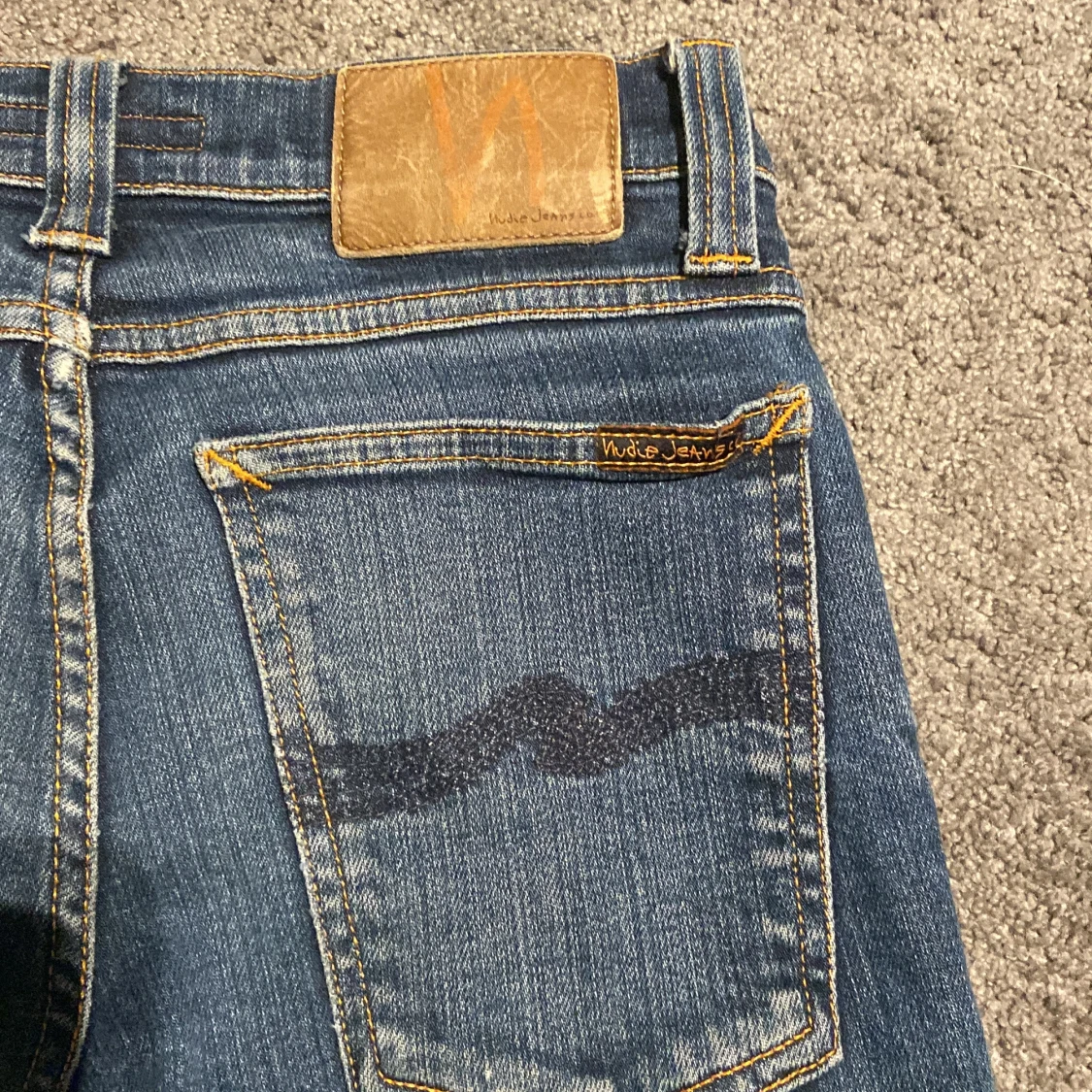 Blå skinny jeans från Nudie Jeans - 2