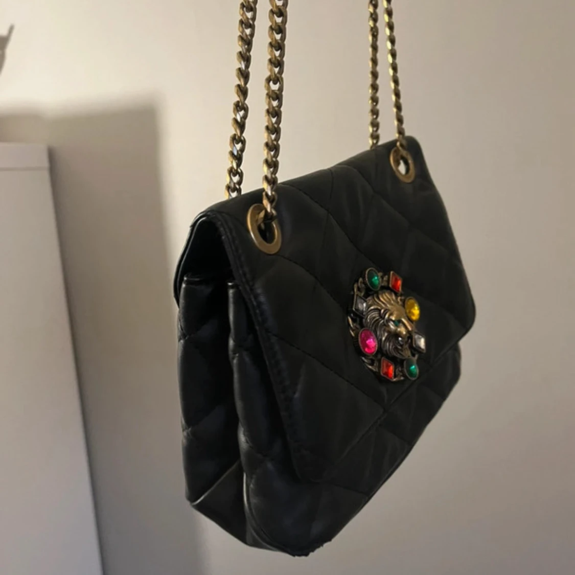 Svart quiltad axelväska från ALDO - 1