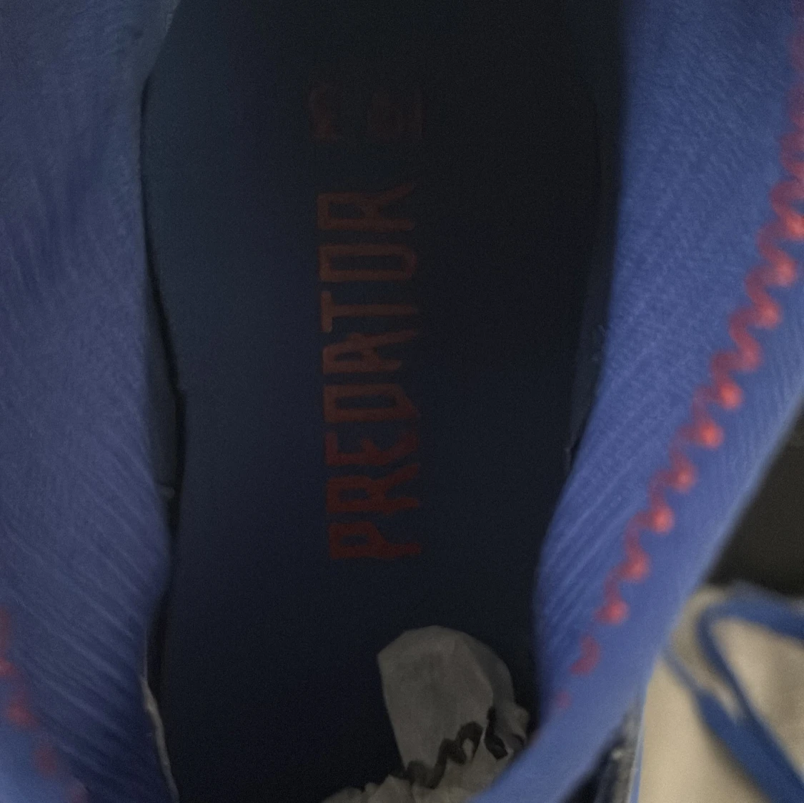 Blå Adidas Predator fotbollsskor - 3