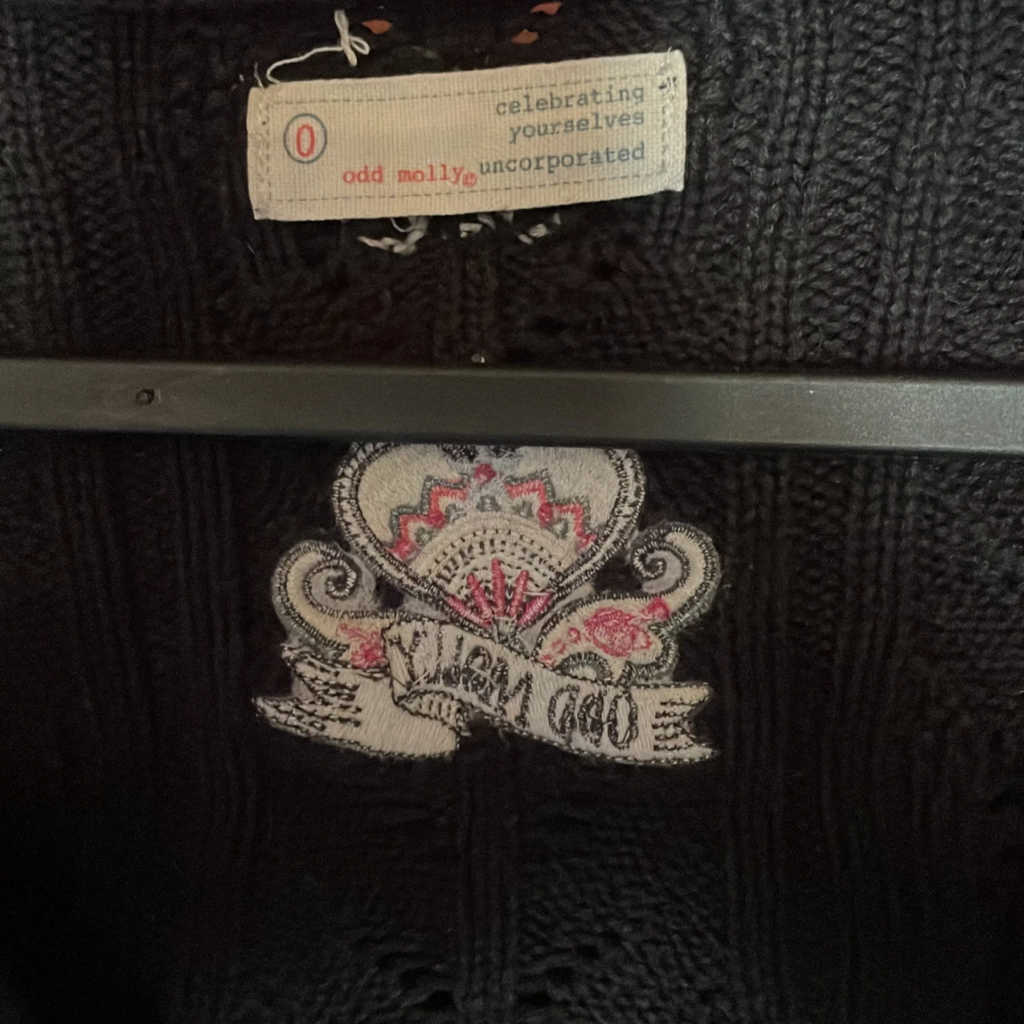 Svart stickad kofta från Odd Molly - 1