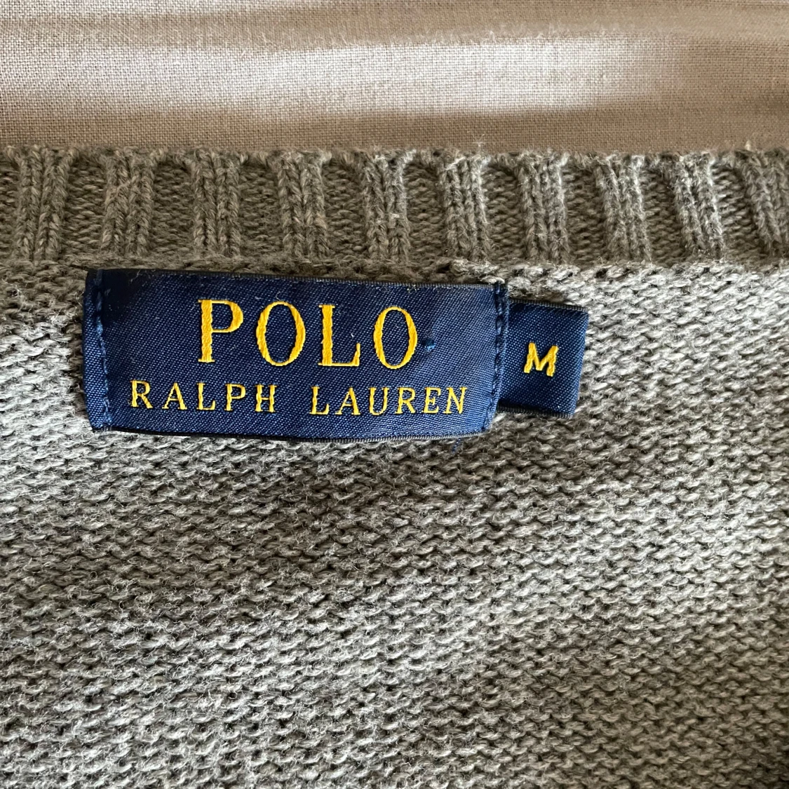 Grå stickad tröja från  Ralph Lauren - 2