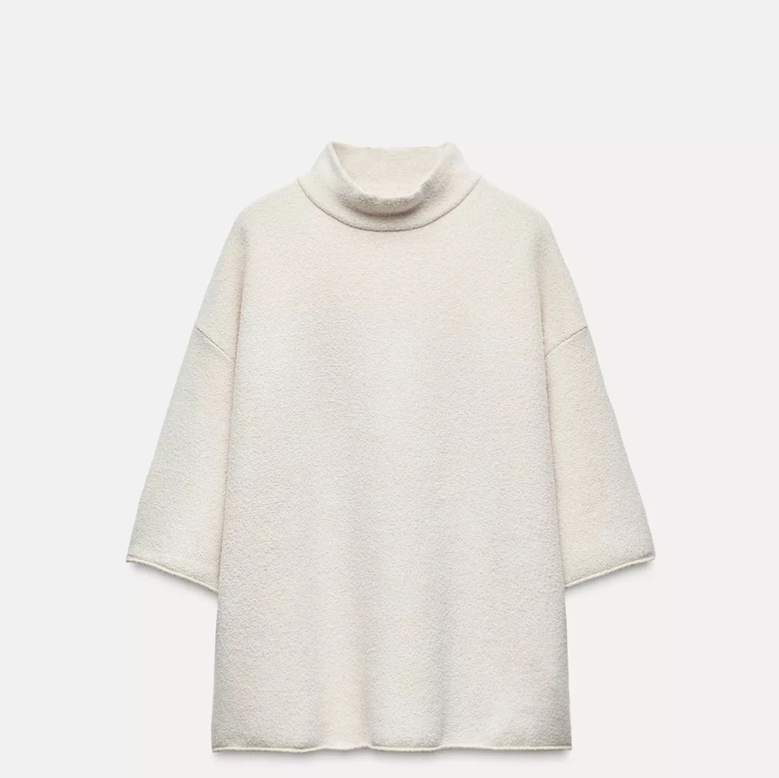 Vit/beige polotröja