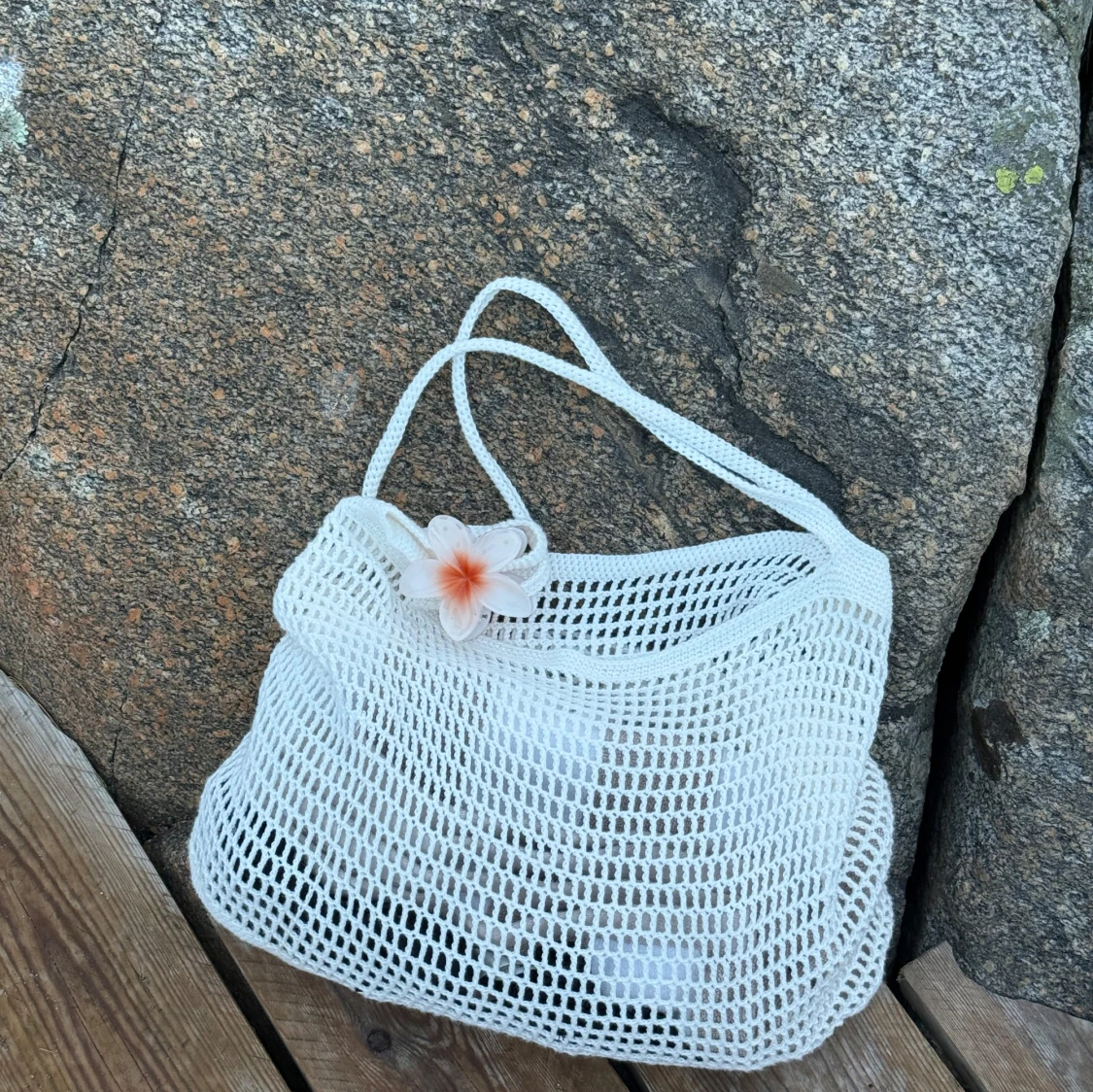 Virkad strandväska  - 2