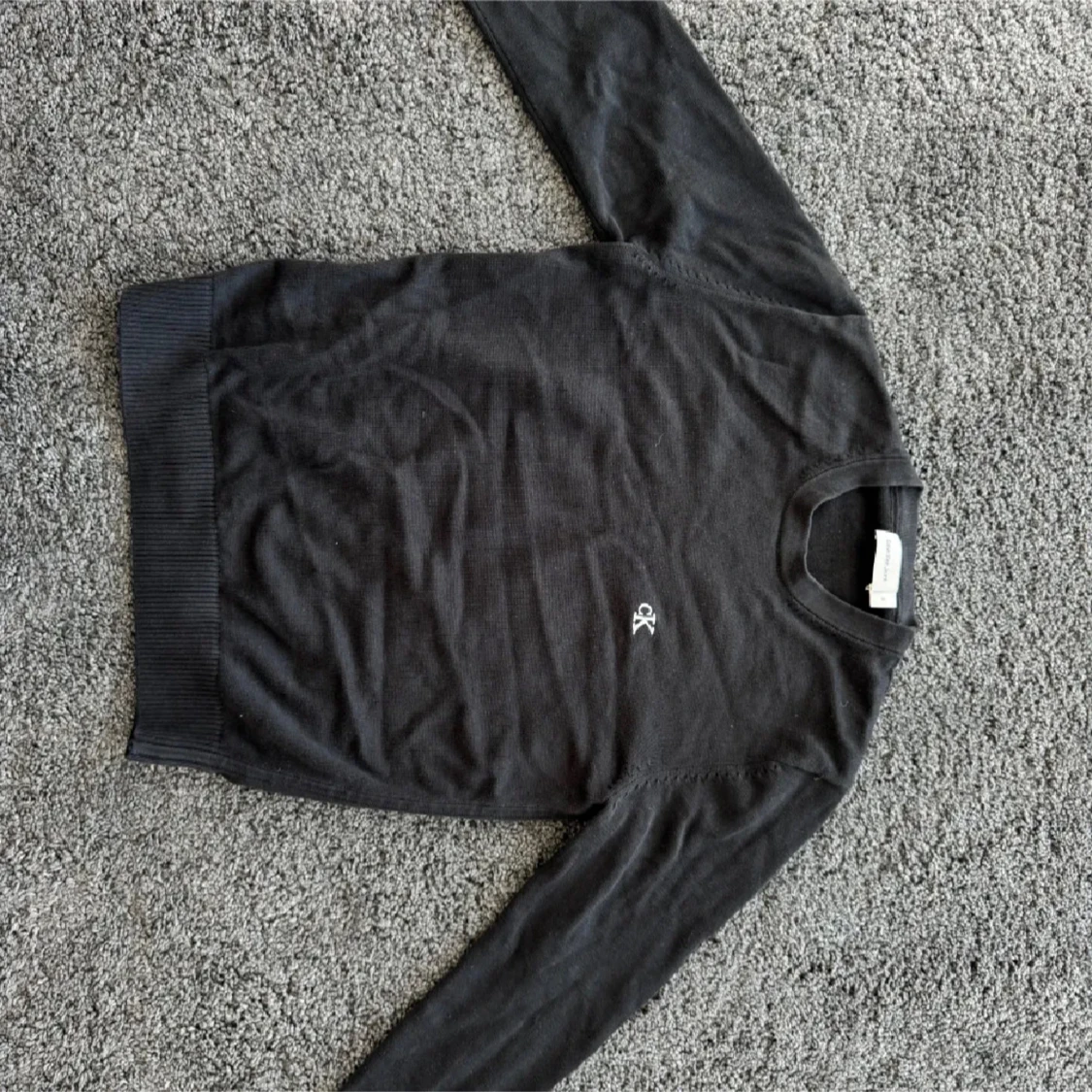 Svart Calvin Klein stickad tröja - 1