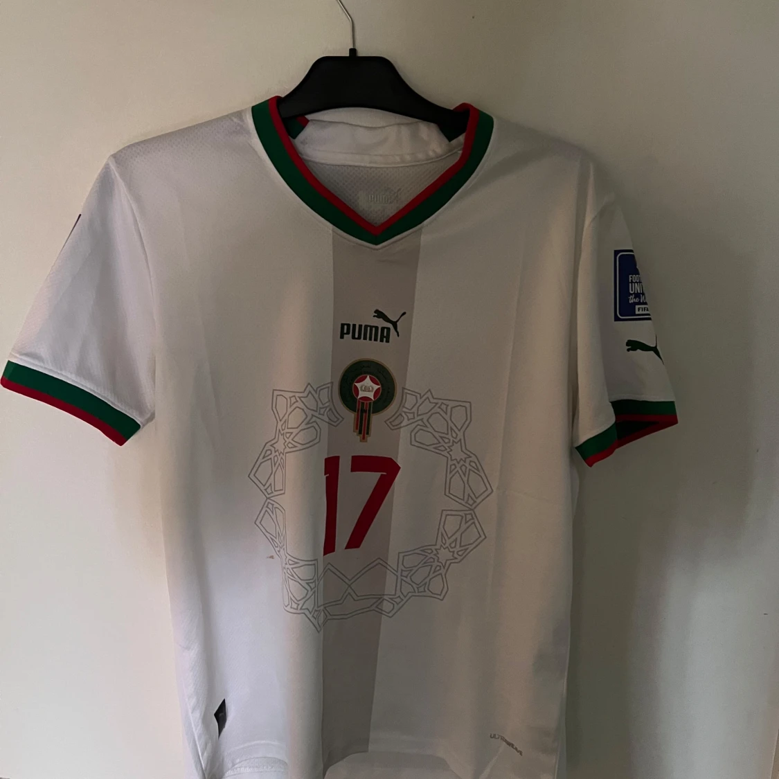 Marocko Boufal 17 fotbollströja Puma