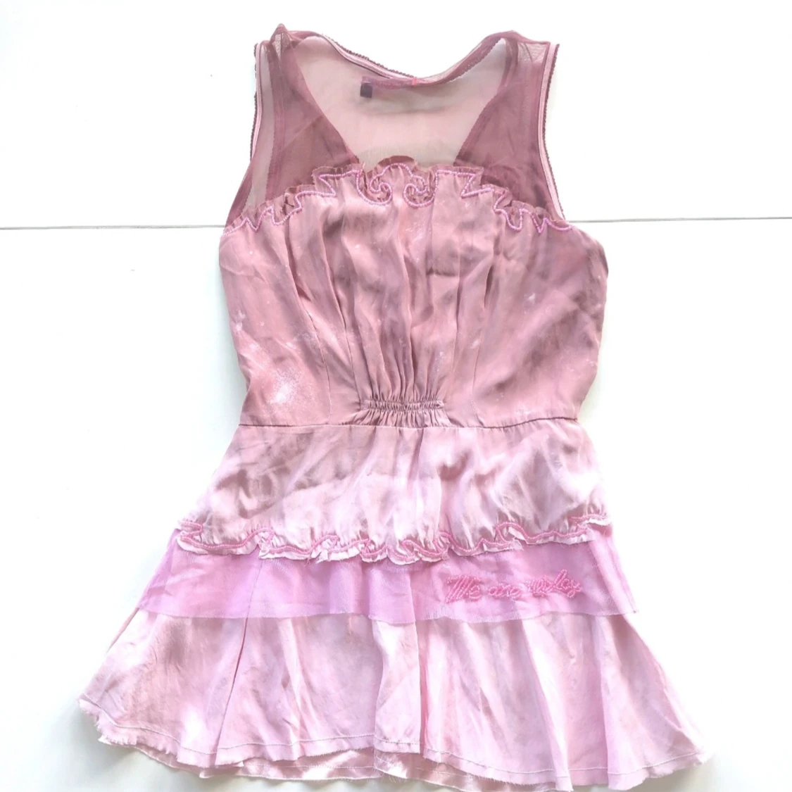 Rosa y2k Replay topp  - 4