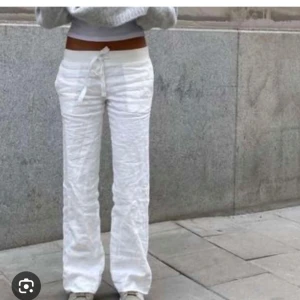 Ahloba label linnebyxor - Snygga vita linnebyxor alobha label linnebyxor, aldrig använda.