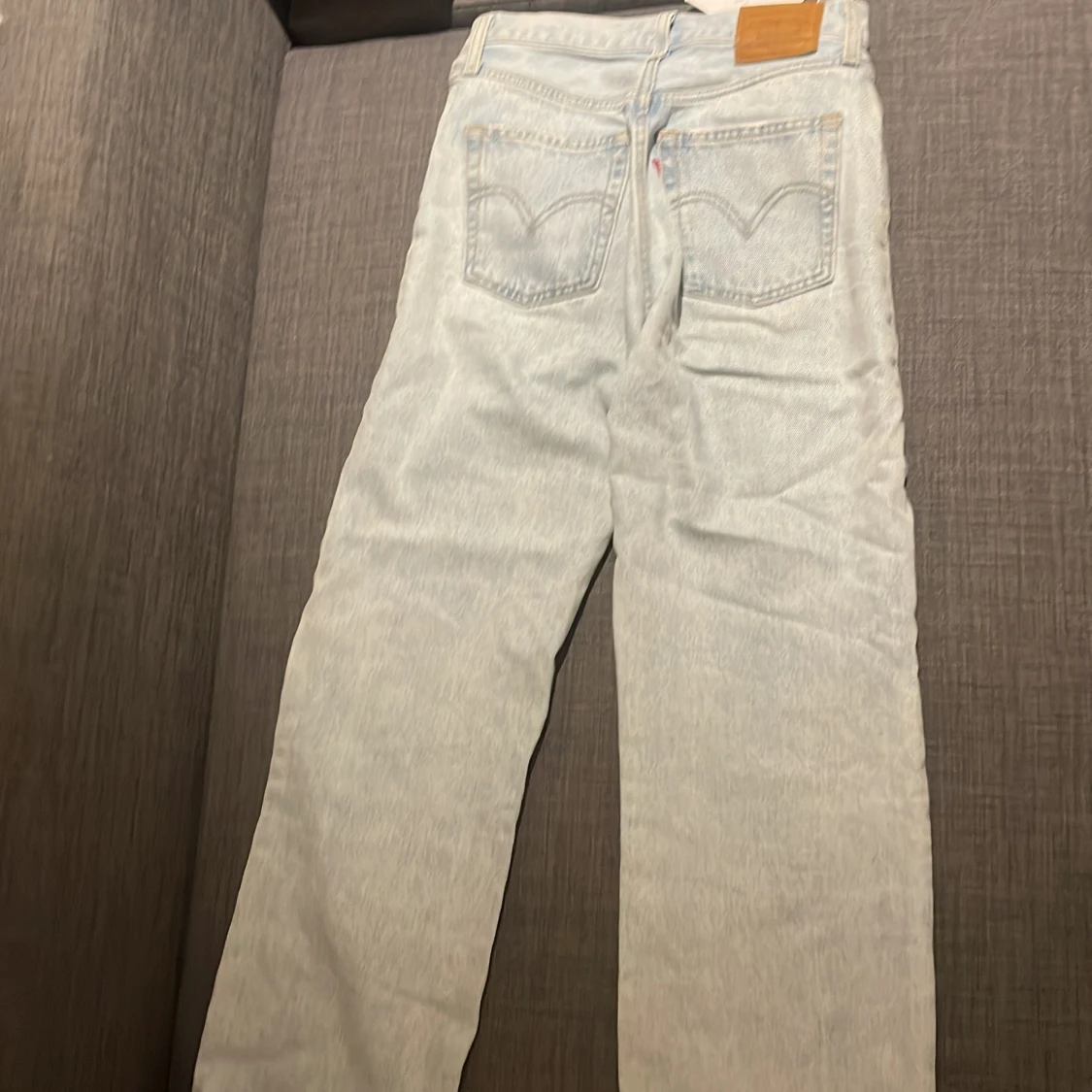 Levi's Ribcage Straight Ankle jeans ljusblå - 1