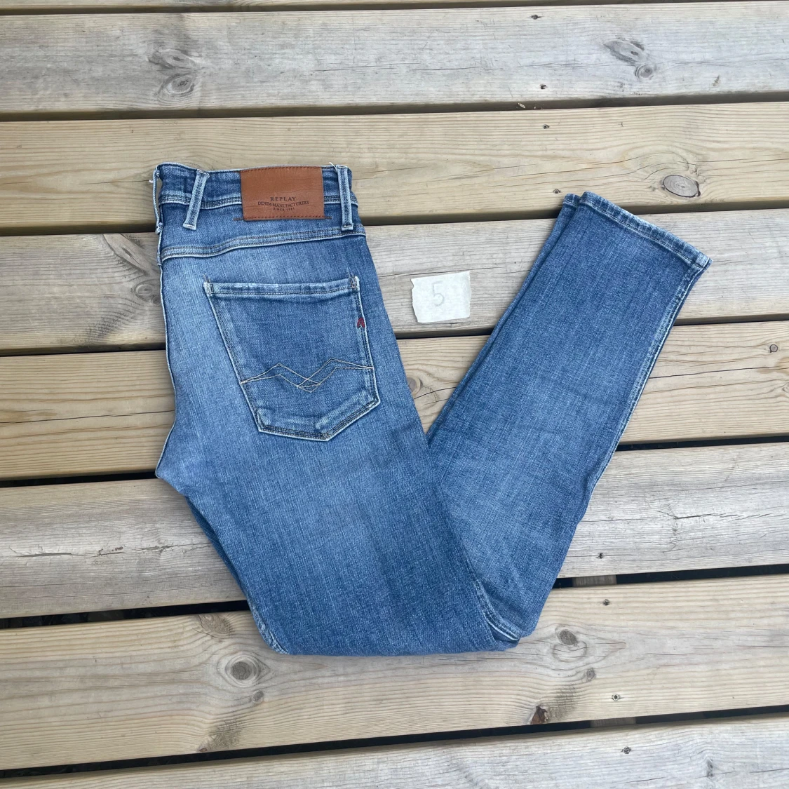Replay Anbass ljusblå slim fit jeans 31-32