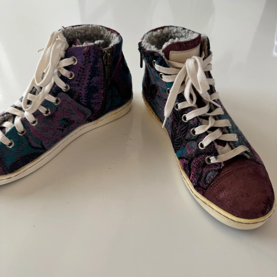 Rich Ycled sneakers m foder lila blått  - 1