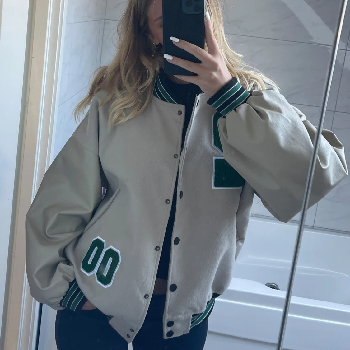 Bomerjacka/varsity jacka - 91