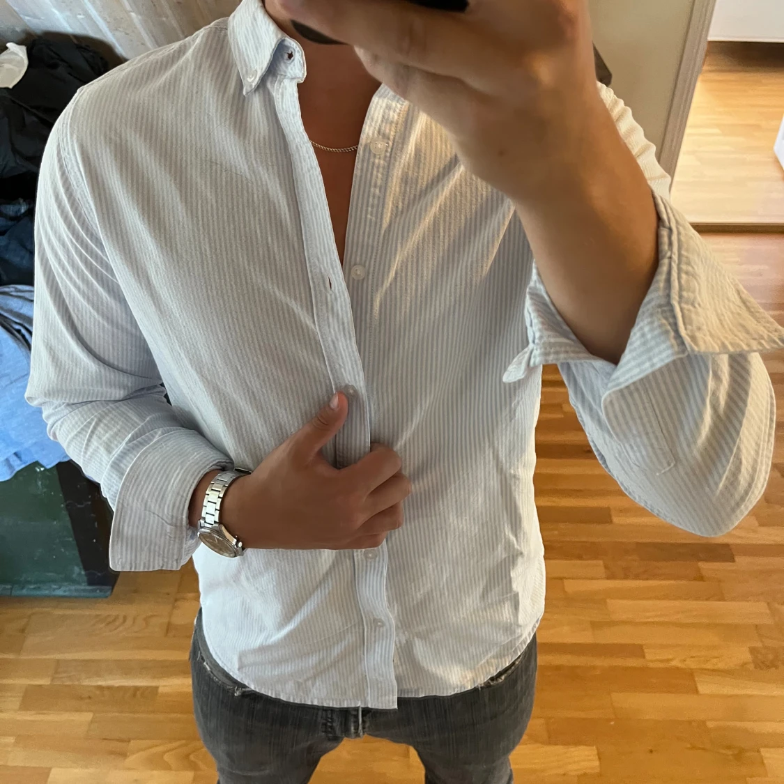 Pin stripe skjorta - 91