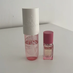 Parfymer Sol de Janeiro och Caia Jolie - Två parfymer, sol de Janeiro 68 där det ungefär är halva kvar och Jolie från caia som var limited edition som kom ut förra året runt påsk och den är bara använd några gånger🩷🩷🩷99kr för båda 