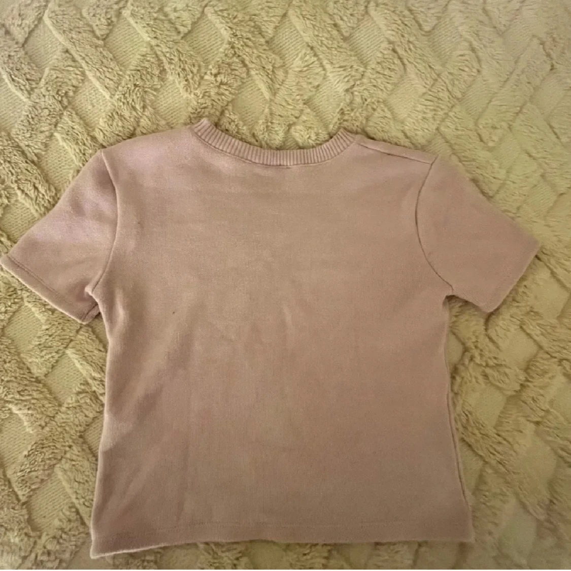Ljusrosa kortärmad topp - 2