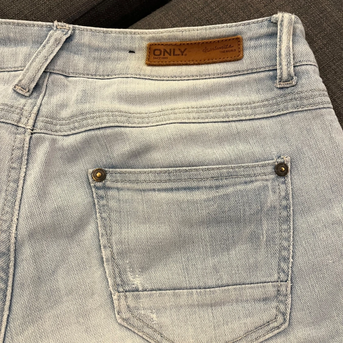 Ljusblå jeans från ONLY - 3