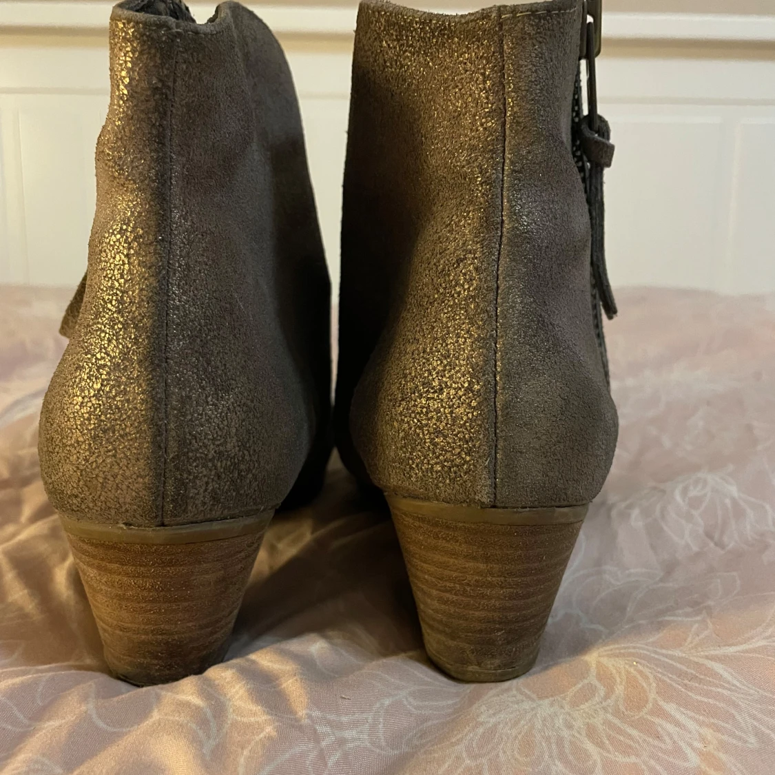 Grå boots med dragkedja - 2