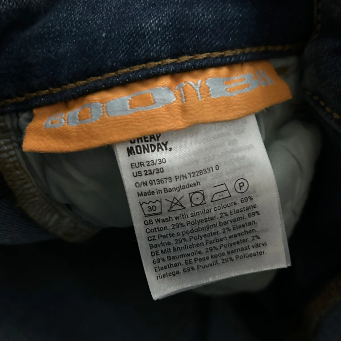 Blå bootcut jeans Weekday - 4