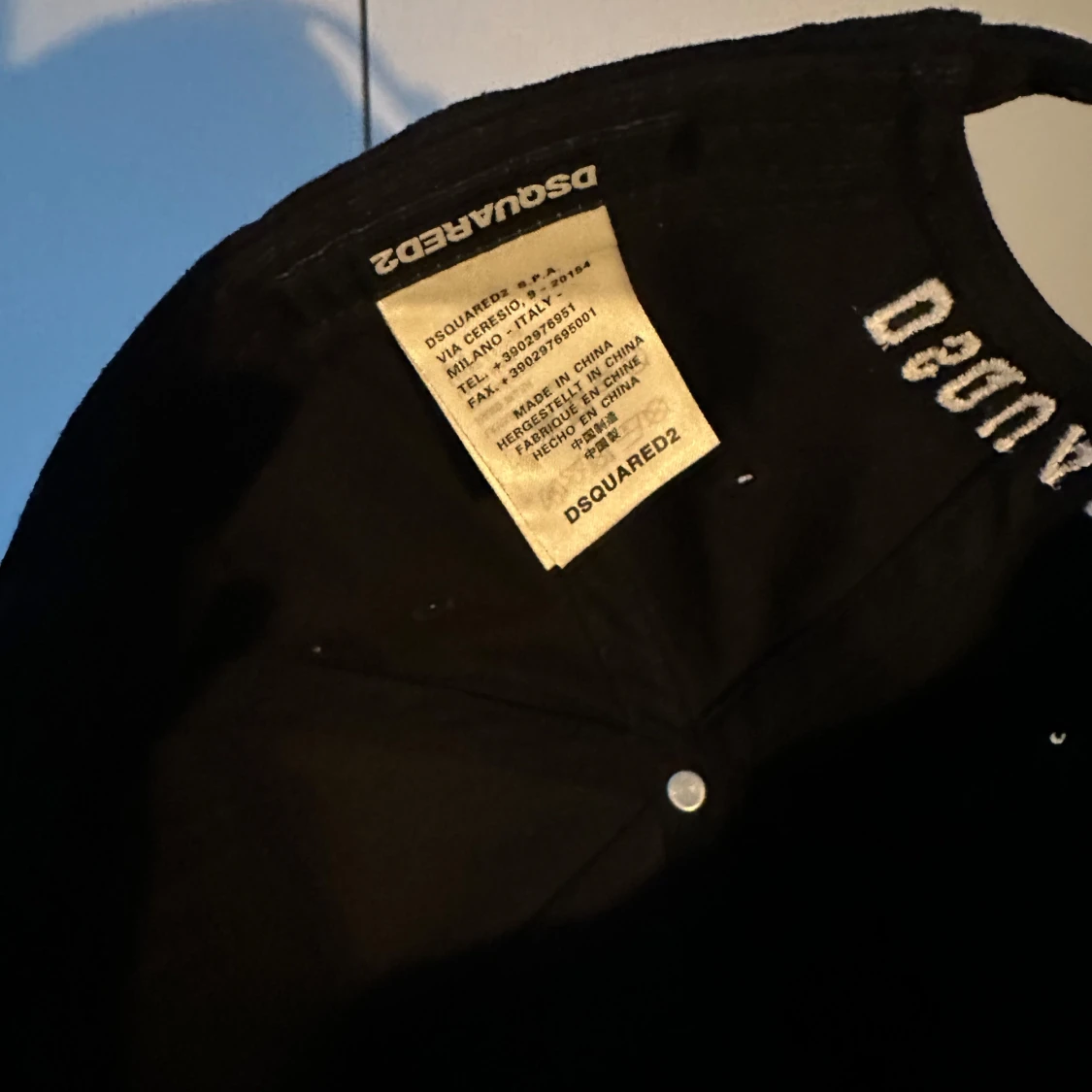 Svart keps från Dsquared2 - 2