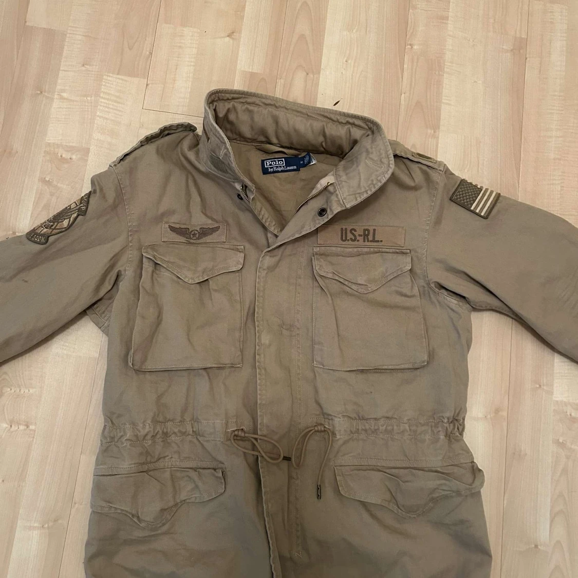 Beige jacka från Ralph Lauren