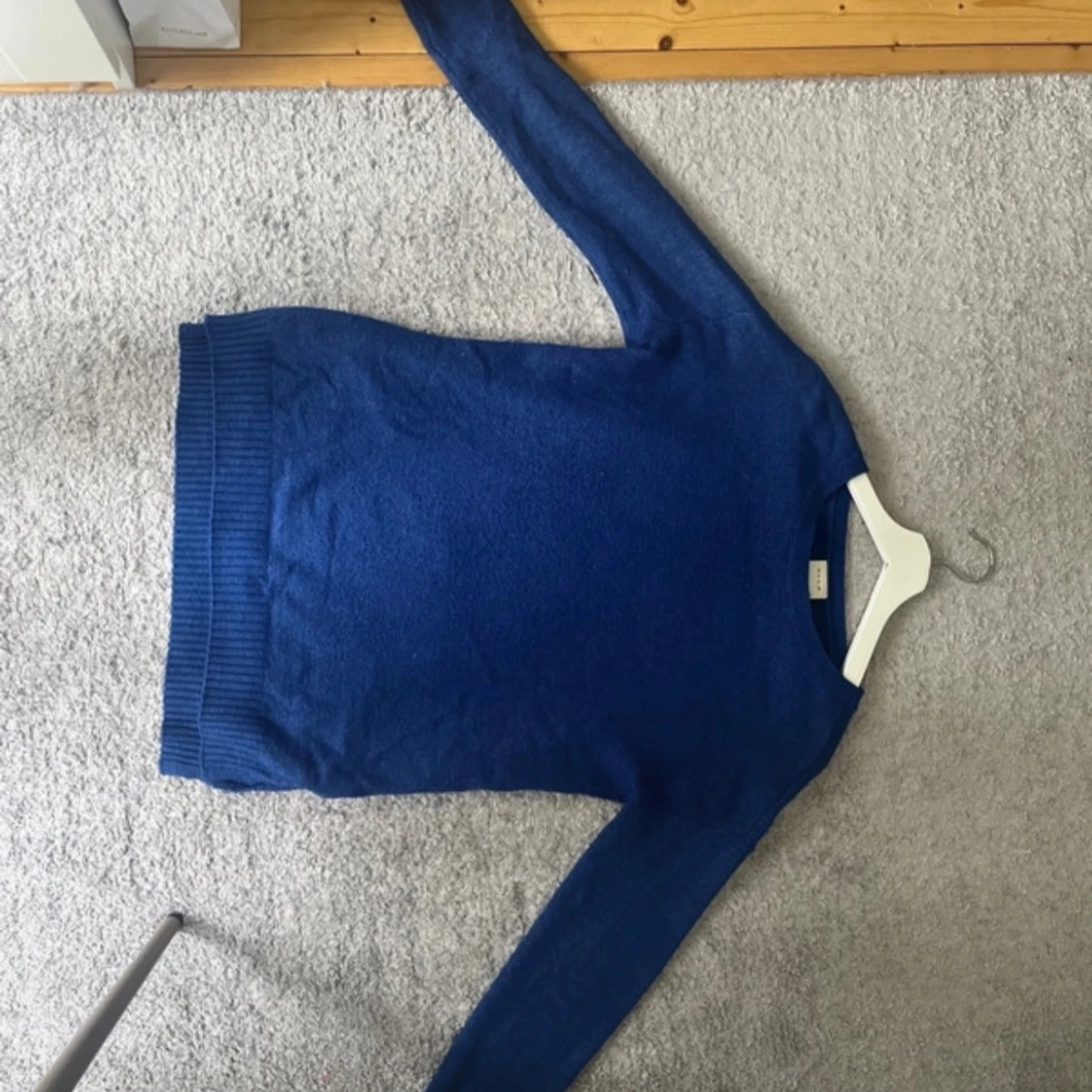 Blå stickad tröja från Vila - 1