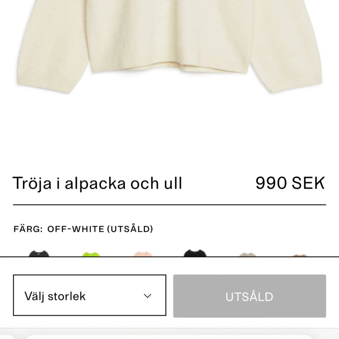 Arket tröja - 90