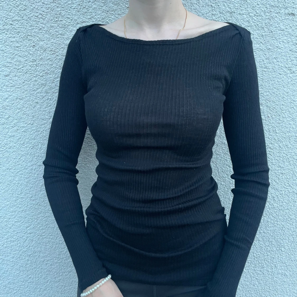 Svart långärmad tröja från Intimissimi