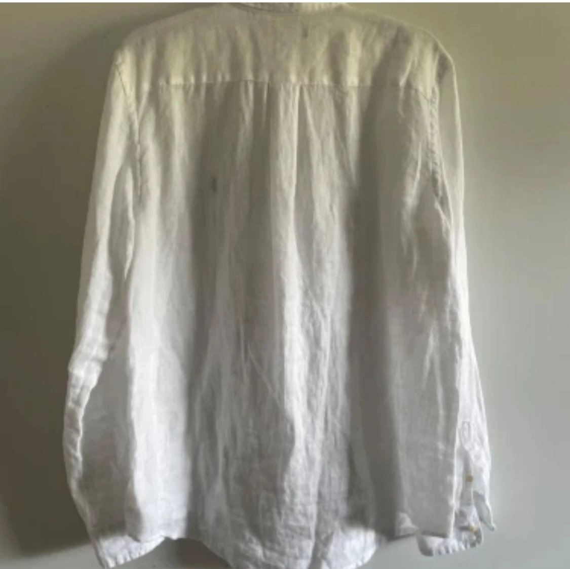 Vit linneskjorta från Ralph Lauren - 90