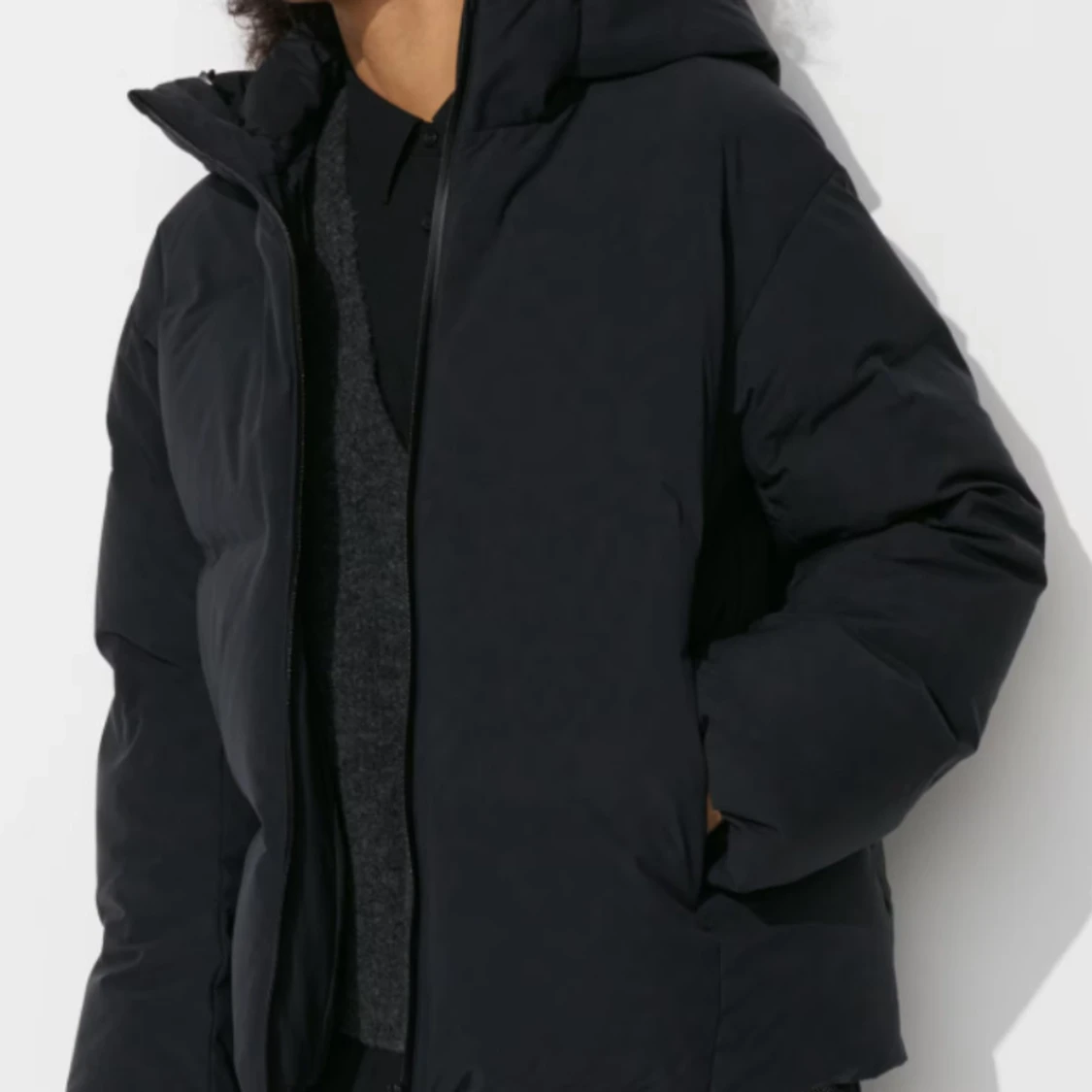 Svart pufferjacka uniqlo - 90