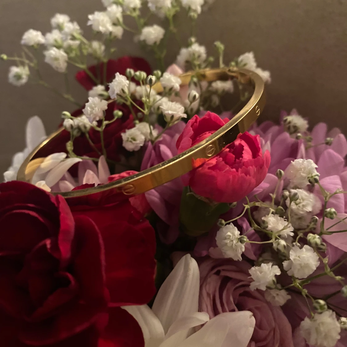 Rostfritt stål guld färg armband och ringar med sten mycket elegant. - 92