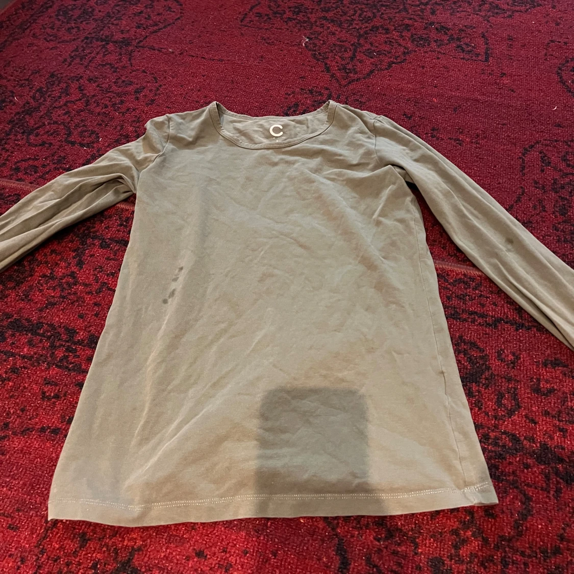 Beige långärmad tröja