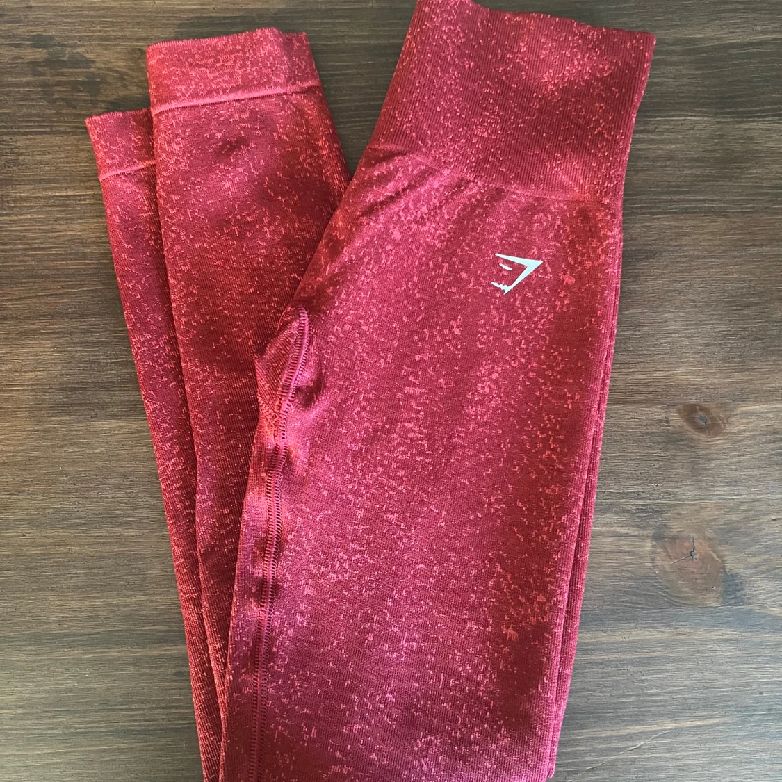 Röda leggings från Gymshark