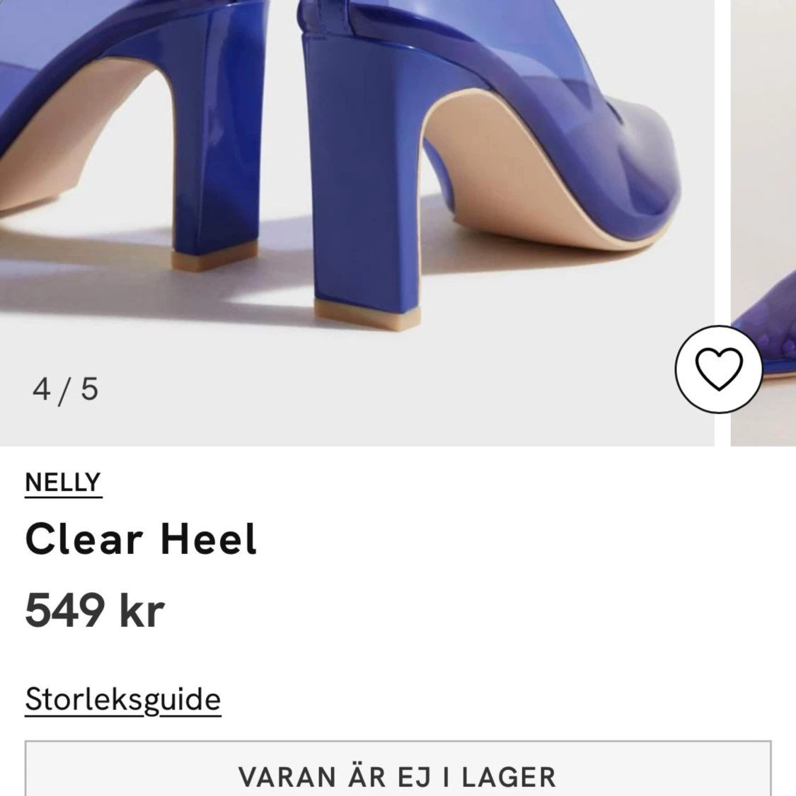 lila klackskor - 92