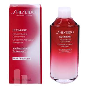 Säljer en helt nytt flaska Shiseido Ultimune Power Infusing Concentrate. Denna produkt använder ImuGenerationRED Technology™ för att stärka och skydda huden. Flaskan är elegant designad i rött och genomskinligt glas, vilket ger ett lyxigt intryck. Perfekt för att ge huden en energiboost och förbättra dess motståndskraft. som ny kostar det 1050kr