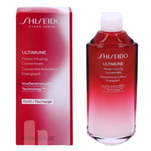 Shiseido Ultimune Power Infusing Concentrate - Säljer en helt nytt flaska Shiseido Ultimune Power Infusing Concentrate. Denna produkt använder ImuGenerationRED Technology™ för att stärka och skydda huden. Flaskan är elegant designad i rött och genomskinligt glas, vilket ger ett lyxigt intryck. Perfekt för att ge huden en energiboost och förbättra dess motståndskraft. som ny kostar det 1050kr