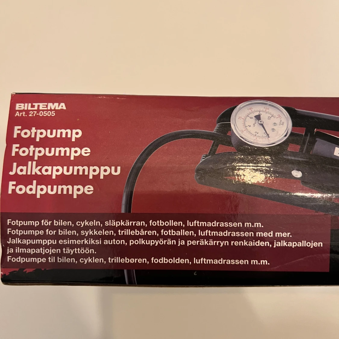 Fotpump/ cykelpump - 92