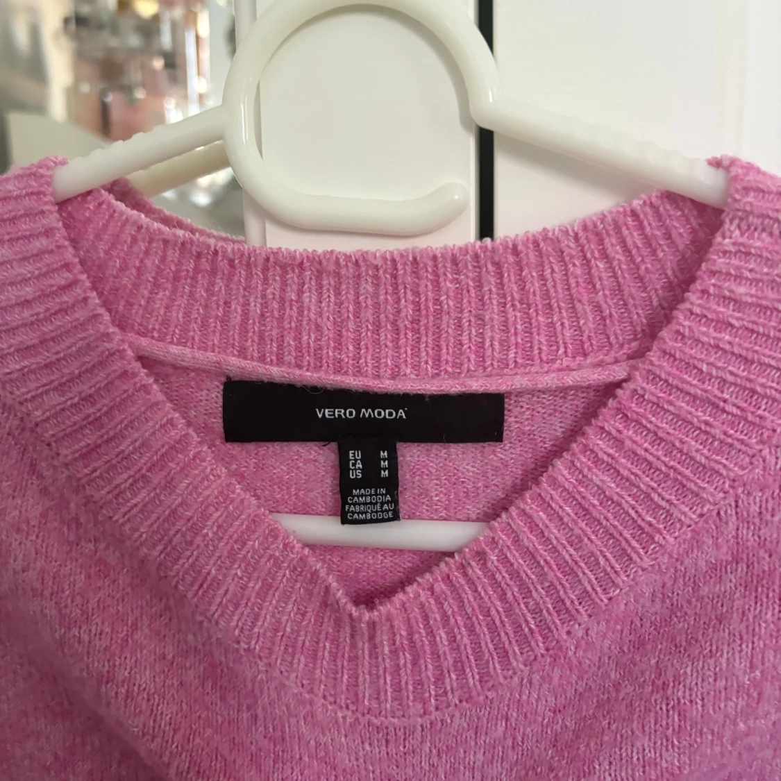 Rosa stickad tröja🎀 - 90